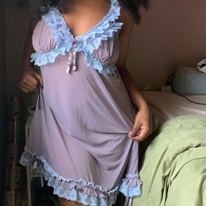 Vintage Lace Babydoll Dress
